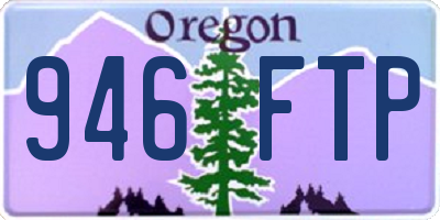 OR license plate 946FTP