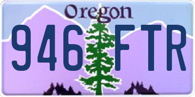 OR license plate 946FTR