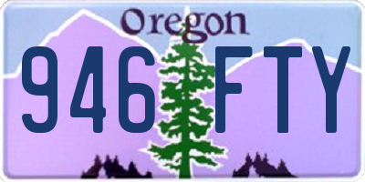 OR license plate 946FTY