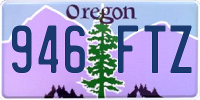 OR license plate 946FTZ