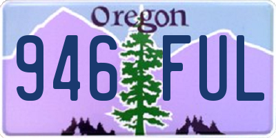 OR license plate 946FUL