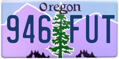 OR license plate 946FUT
