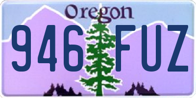 OR license plate 946FUZ