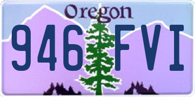 OR license plate 946FVI