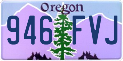 OR license plate 946FVJ