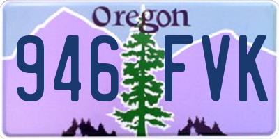 OR license plate 946FVK