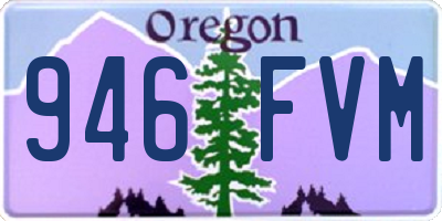 OR license plate 946FVM
