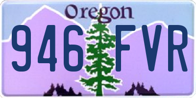 OR license plate 946FVR