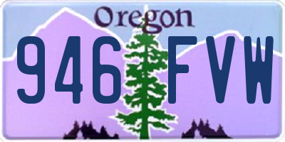 OR license plate 946FVW