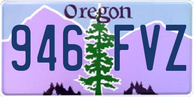 OR license plate 946FVZ