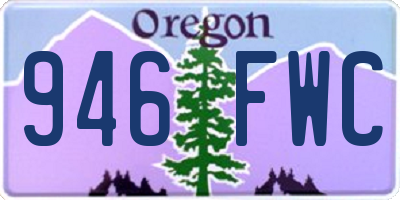 OR license plate 946FWC