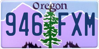 OR license plate 946FXM