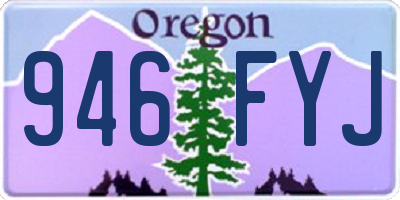 OR license plate 946FYJ