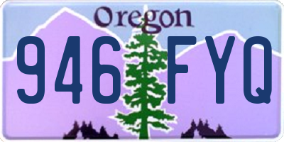 OR license plate 946FYQ