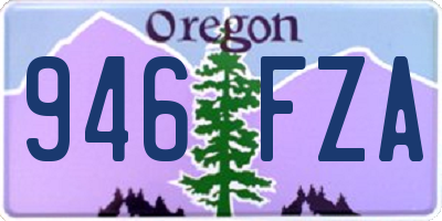 OR license plate 946FZA
