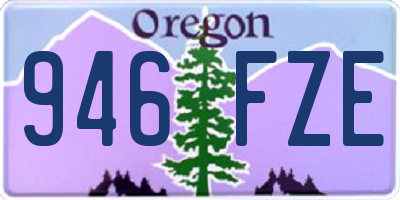 OR license plate 946FZE