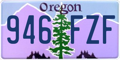 OR license plate 946FZF