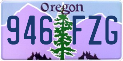 OR license plate 946FZG