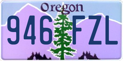 OR license plate 946FZL