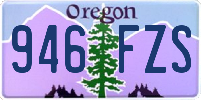 OR license plate 946FZS