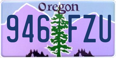 OR license plate 946FZU