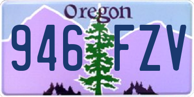 OR license plate 946FZV