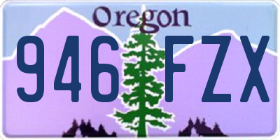 OR license plate 946FZX