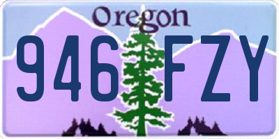 OR license plate 946FZY
