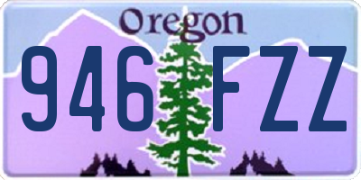 OR license plate 946FZZ