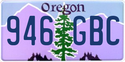 OR license plate 946GBC