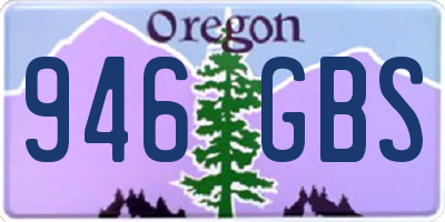 OR license plate 946GBS