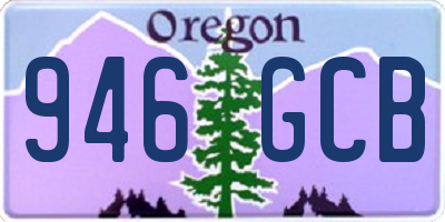 OR license plate 946GCB