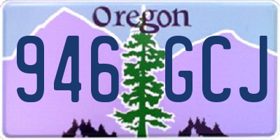 OR license plate 946GCJ