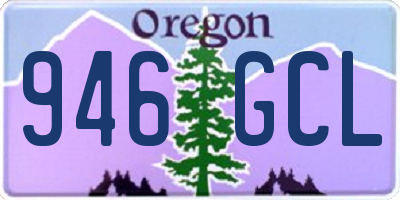 OR license plate 946GCL