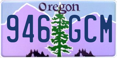 OR license plate 946GCM