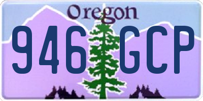 OR license plate 946GCP