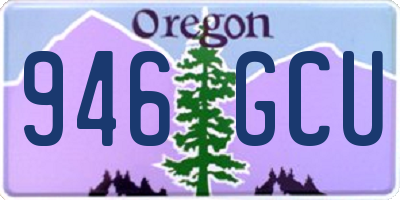 OR license plate 946GCU