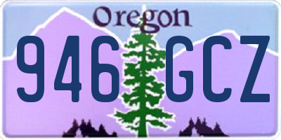 OR license plate 946GCZ