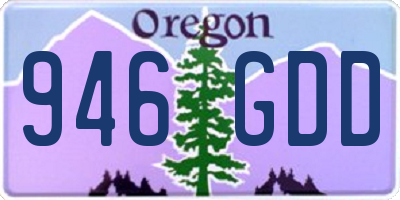 OR license plate 946GDD