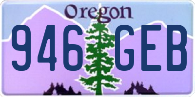 OR license plate 946GEB