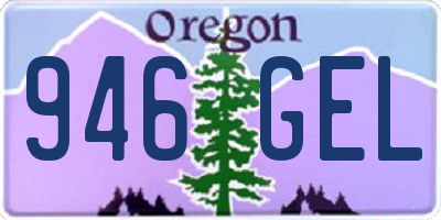 OR license plate 946GEL