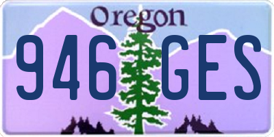 OR license plate 946GES