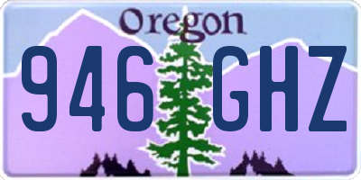 OR license plate 946GHZ