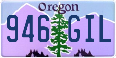 OR license plate 946GIL