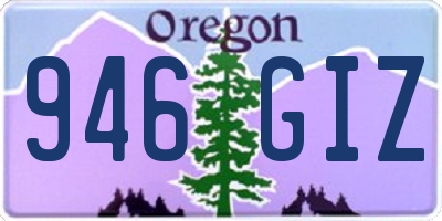 OR license plate 946GIZ