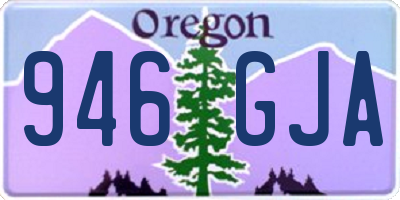 OR license plate 946GJA