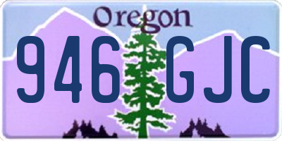 OR license plate 946GJC