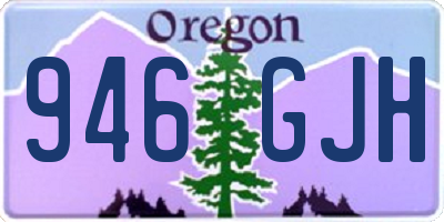 OR license plate 946GJH