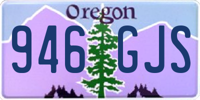 OR license plate 946GJS