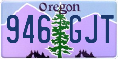 OR license plate 946GJT
